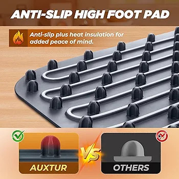 AUXTUR Electric Warming Tray – سینی گرمایشی سیلیکونی قابل حمل با ۳ سطح دما