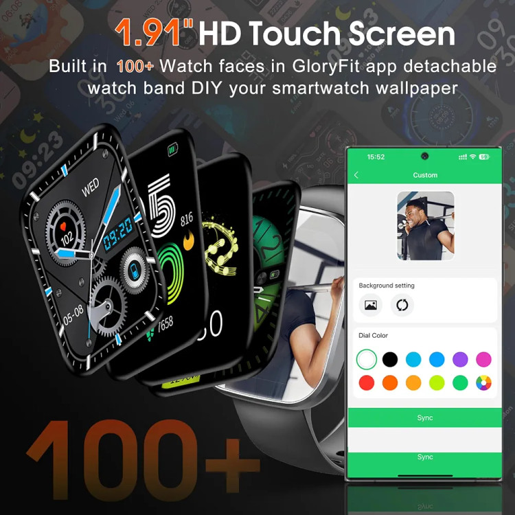 ساعت هوشمند با نمایشگر بزرگ