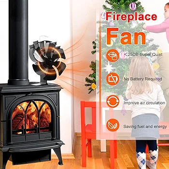 بدون برق شومینه