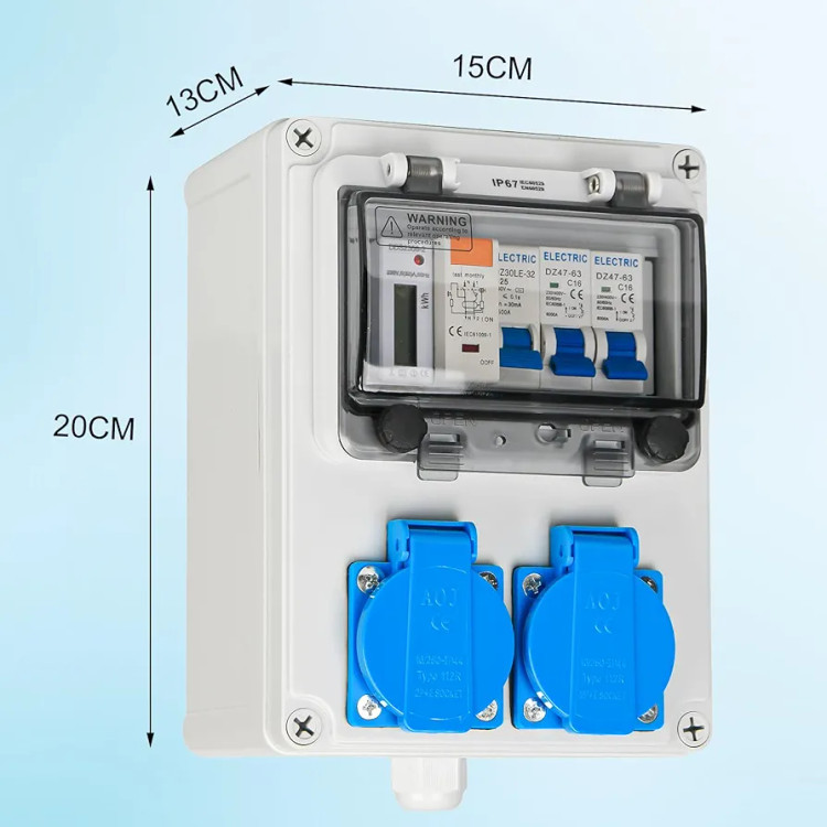جعبه توزیع برق دیواری،