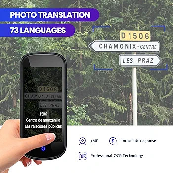 دستگاه مترجم زبان با دوربین