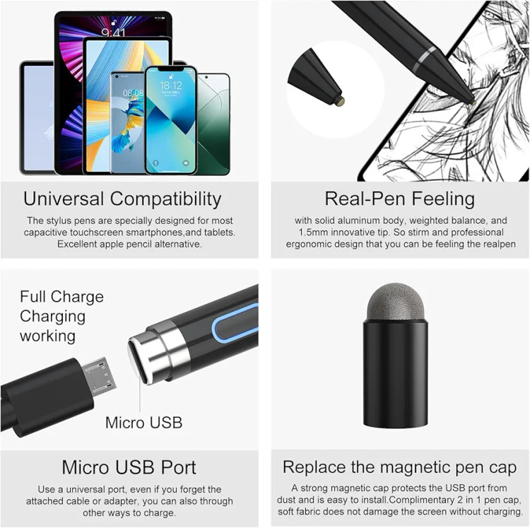 قلم لمسی بدون بلوتوث