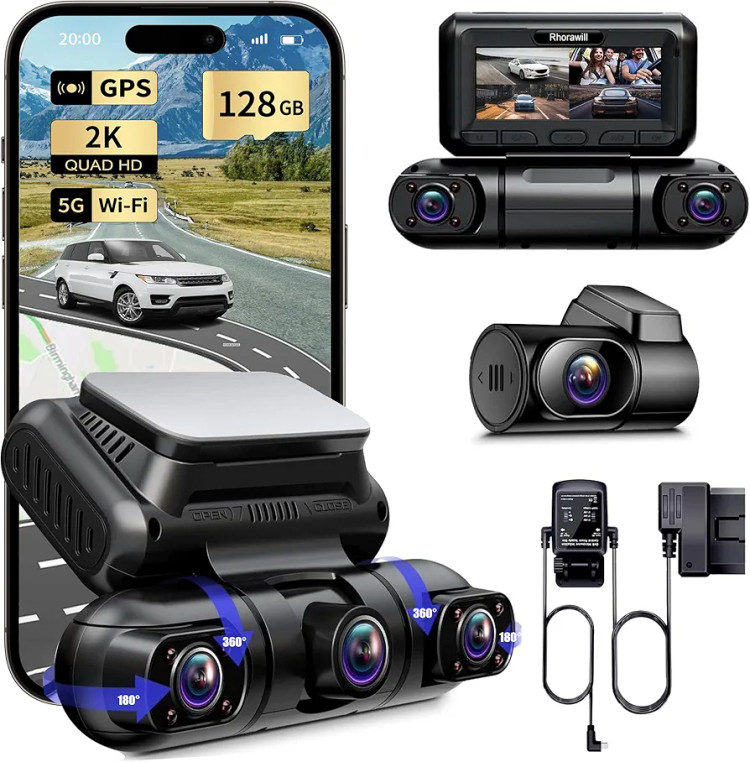 دوربین ثبت وقایع خودرو Rhorawill R6 RGW Dashcam
