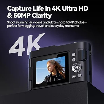 دوربین دیجیتال 50 مگاپیکسلی 4K مدلDC03