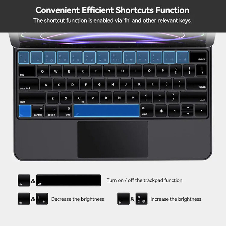 کیبورد کیس iPad Pro 12.9 مدل A1895 PRO