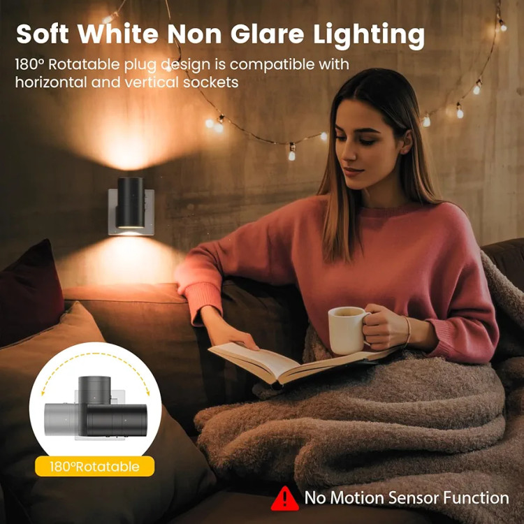 چراغ خواب هوشمند سنسوردار Fibrdoo Adjustable Brightness Night Light