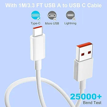 شارژر 67 وات توربو شارژ شیائومی مدل Turbocharge Charger USB-C