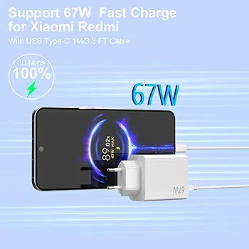 شارژر 67 وات توربو شارژ شیائومی مدل Turbocharge Charger USB-C